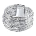 thumbnail image 1 of Pulsera para mujer, regalo, fácil de llevar, con cierre magnético, accesorios de moda, zinc. Plata, 1 of 8