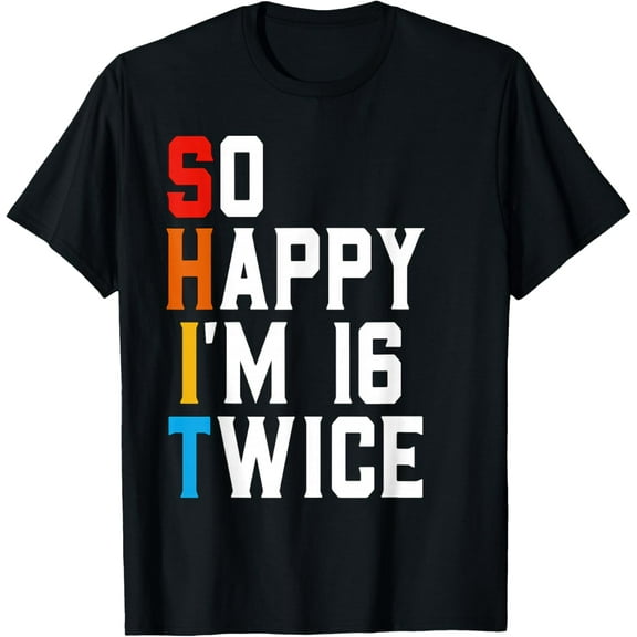 Funny Sarcastic 32 Years Old Gag Humor Vintage 32nd Birthday T-Shirt