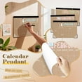thumbnail image 2 of Large Desk Calendar 2026–2027, 18-Month Desktop Calendar (Jan 2026–Jun 2027), Kraft Style Planner for Home Office, Monthly Organizer for Scheduling & Productivity, Minimalist Desk Pad Calendar, 2 of 5
