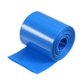 thumbnail image 1 of Unique Bargains Tube Rétractable en PVC Bleu 60mm pour Grand Pack de Batteries, 1 of 5