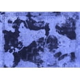 thumbnail image 1 of Ahgly Company Machine Washable Indoor Rectangle Abstract Blue Modern Area Rugs, 8' x 12', 1 of 4