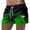 Green, variant on Mens Swimwear Men's Gradient Color Printed Stretch Waist Drawstring Shorts Polyester Beach Summer Sporty Casual Purple XL