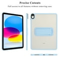 thumbnail image 2 of ELEHOLD For Apple iPad 11th Gen (A16 ) 2025 Military Garde Protection Case Slim Rugged Cover, with Built-in Kicksatnd, Lens&Screen Protect, Blue, 2 of 7