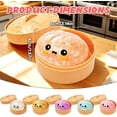 thumbnail image 2 of Glitter Dumpling, 2026 New Glitter Dumpling Squeeze with Box, Dumplings Sensory Squeeze Toys for Stress Relief, Soft Slow Rising Fidget Toys for Adults Classroom Rewards Party Favors (Orange), 2 of 8