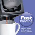 Hamilton Beach FlexBrew SingleServe Coffee Maker, Black, Capacitive