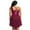 Wine Red, variant on iEFiEL Womens Chiffon Lyrical Ballet Dance Dress Shiny Sequins High Low Modern Dance Dresses