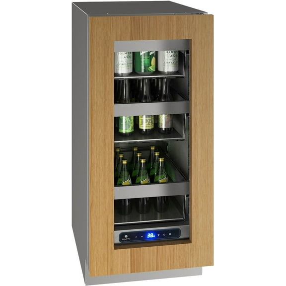 U-Line Uhre515-01A 15" Wide 2.9 Cu. Ft. Compact Refrigerator - Panel Ready Glass