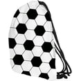 thumbnail image 3 of czcpp-Drawstring Backpack Bag Sport Gym Sackpack Volleyball Christmas Gifts for Kids, Soccer Ball,, 3 of 4