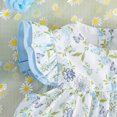 thumbnail image 5 of Gerichy Girls Summer Outfits, Toddlers Girl Clothes Ribbed Romper Floral Shorts Headband 3Pcs Outfits Set, 5 of 6