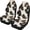 Cow Print Pattern, variant on XYZCANDO Pink Bow Leopard Print Pattern Car Seat Covers Elastic Fabric Auto Accessories Car Seat Covers Set Front Seat Auto Interior, Washable Soft Van Sedan