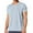 Light Blue, variant on Men's Summer Ice Silk T Shirt Breathable Round Neck Casual Short Sleeve Athletic Sports Top for Outdoor Workout Fishing Men's Loose Fit Casual Fashion Shirt