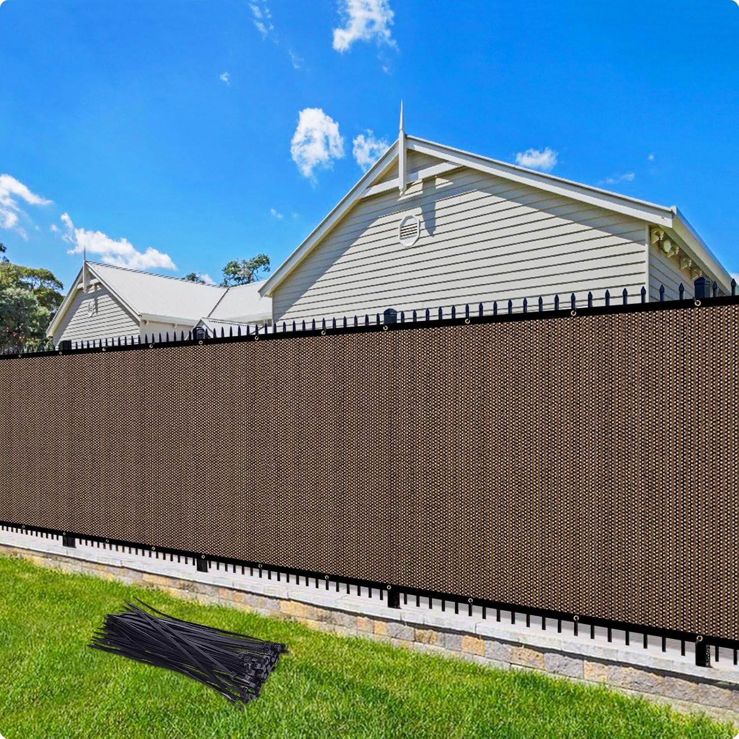 Backyard X-Scapes Natural Bamboo Fencing Garden Screen Rolled