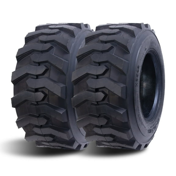 HALBERD Set of 2 12-16.5 Skid Steer Tires 12-16.5 Heavy Duty Industrial Skid Steer Tires ,High Traction Performance for Skid Steer Loader, 12 PR Tubeless