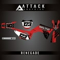 thumbnail image 2 of Attack Graphics Custom Renegade Complete Bike Graphics Kit for Honda CRF450RX 2019, 2 of 2