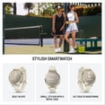thumbnail image 2 of Garmin Lily 2® Active, Small and Stylish Smartwatch, Built-In GPS, Hidden Display, Patterned Lens, Up To 9 Days Battery Life, Lunar Gold with Bone Silicone Band, 2 of 5