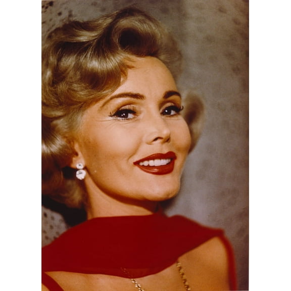 Zsa Zsa Gabor in a Red Shawl Close Up Portrait Photo Print (8 x 10)