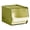 Green, variant on zhonghuaying Wall Mount Teabag Storage Box Large Capacity Drawer for Coffee and Snacks Sturdy PP Stackable Space Optimization Large Capacity Coffee Holder Desktop (White)