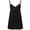 B1-Black, variant on 2-Piece Lingerie for Women Sexy Lace V Neck Nightwear Spaghetti Strap Nightgown Babydoll Chemise Set with Thong, Black L