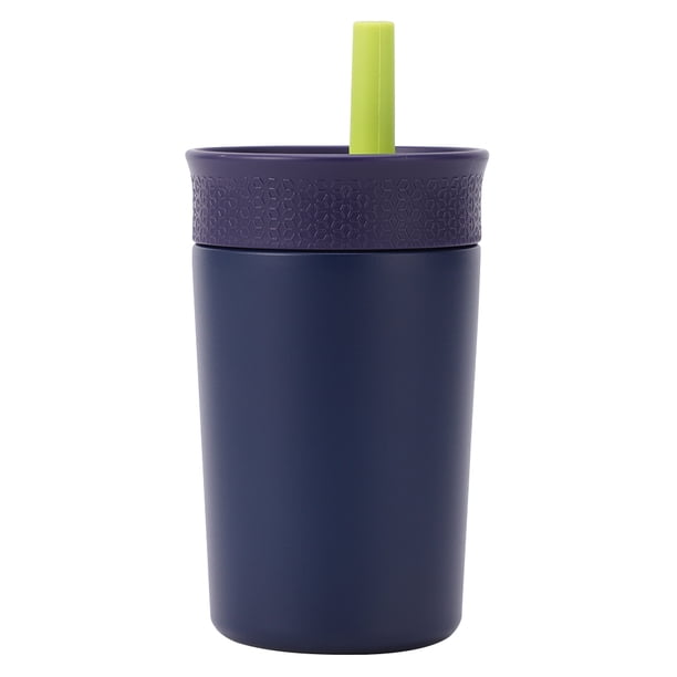 Aislamiento Botella Aislado Tumbler 12oz Con Paja para Fitness