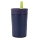 thumbnail image 1 of Aislamiento Botella Aislado Tumbler 12oz Con Paja para Fitness, 1 of 9