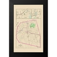 thumbnail image 2 of Hurd 13x18 Black Modern Framed Museum Art Print Titled - Danbury, Fairfield, Saugatuck Connecticut 1893, 2 of 5