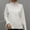 White, variant on Lenago Womens Sweater Plus Size New Solid Color Sweater Turtleneck Sweater Women