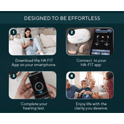 Eara Explore Li+ Bluetooth Rechargeable OTC Hearing Aids, Pair