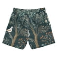 thumbnail image 7 of FORMRS Boys Swim Trunks Quick Dry Mesh Liner Boardshorts Sizes XS-XL, Floral Forest Scene, 7 of 7