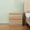 Natural, variant on Resenkos 19.7 Inch Touch-Free Simplistic Bedside Cabinet with Dual Drawers, Reinforced Panel Manufactured Wood End Table, Concealed Organizer Side Cupboard for Bedroom Living Area, White