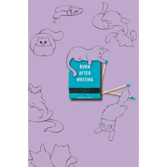 Burn after Writing (Purple with Cats) (Paperback)