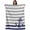 Grey, variant on Anchor Aqua Blanket Soft Cozy Warm Throw Blanket for Couch, Plush Fuzzy Flannel Fleece Blankets for Sofa, Modern Navy Blue White Striped Nautical Bed Blankets Lightweight Gifts for Women, 30"x40"