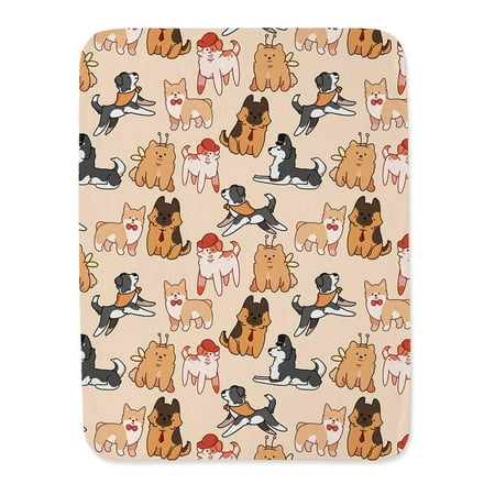 Elegant Dogs Pattern Blanket -Image by Shutterstock