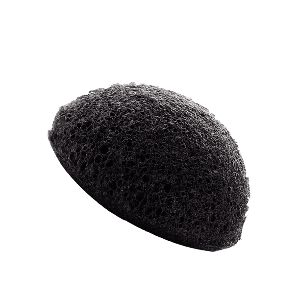 Esponja para lavarse la cara Qarigey almohadillas exfoliantes de belleza accesorio de limpieza portátil que reduce los poros negro