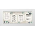 thumbnail image 1 of Allen, Kimberly 24x12 White Modern Wood Framed Museum Art Print Titled - Kitchen Conversion Chart, 1 of 4