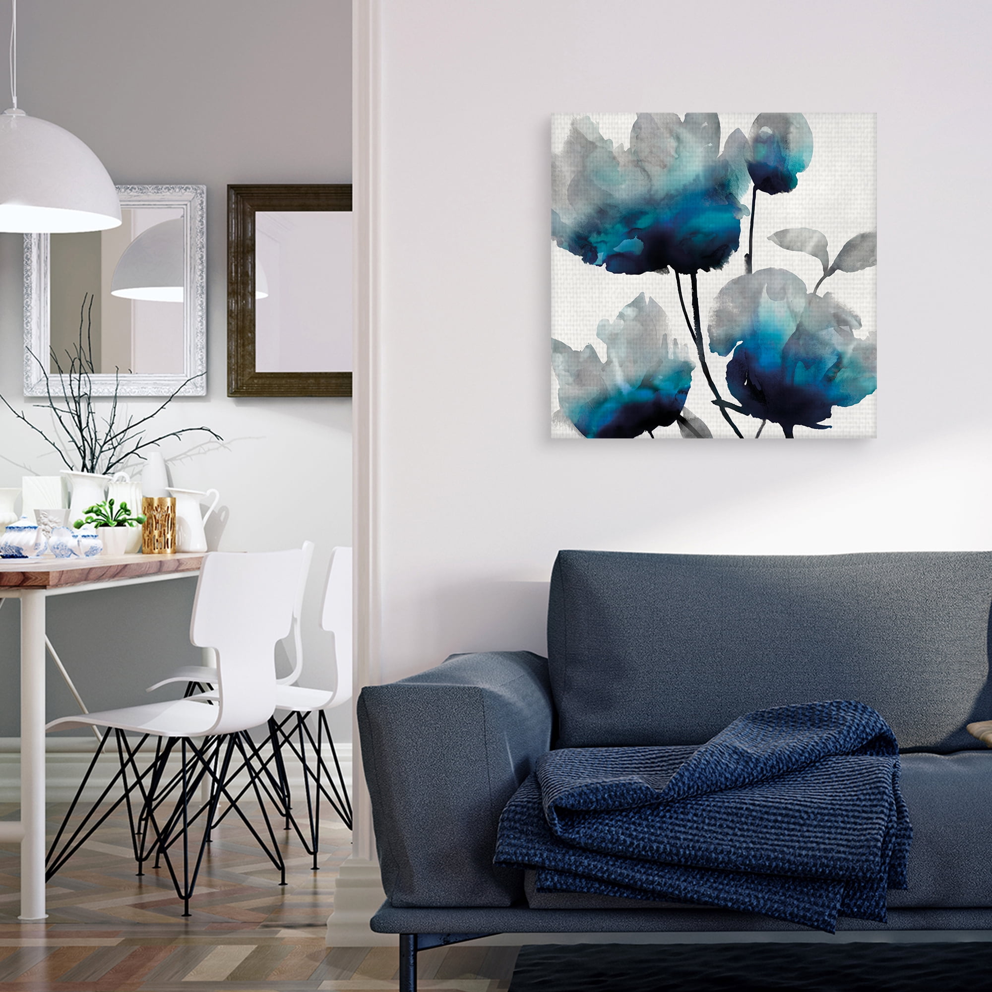 Sylvan I Detail by Tania Bello Flower Watercolor Canvas Art