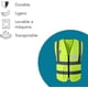 thumbnail image 3 of Chaleco de Seguridad Simonetta Vespetti Talla XL Amarillo con Tiras Reflectantes y Cierre, 3 of 5