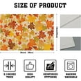 thumbnail image 4 of Fall Linen Placemats Set of 4 12x18 Inch Autumn Leaf Orange Place Mat Heat-Resistant Washable Wipeable Table Mat for Party Kitchen Dining Home Decor, 4 of 6