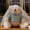 I, variant on Bunny Plush Toy | DELESYS 9" Soft Stuffed Animal | Elegant Nursery Décor and Cozy Companion | Plush Gift for Easter, Baby Showers, Birthdays and Home Accents