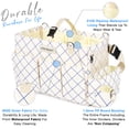 thumbnail image 3 of FifthStart Multi Use Cleaning Caddy with Waist & Shoulder Strap, Blue Check, Large, 15” x 10” x 8”, 3 of 9