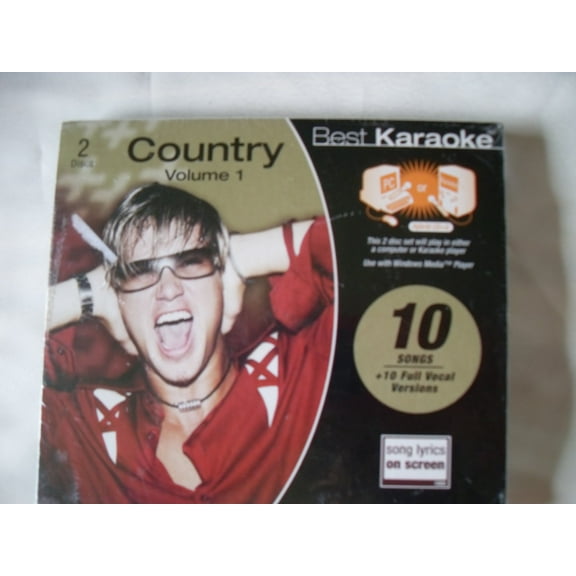 Various Artists Best Karaoke Country Volume One (CD)
