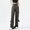 Army Green, variant on JUSLIO Cargo Pants for Women Casual High Waist Pockets Comfortable Straight Leg Pants Green L