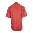 thumbnail image 3 of Tommy Bahama Men's Salmon Pink Shirt Logo Short Sleeve Button (S05), 3 of 12