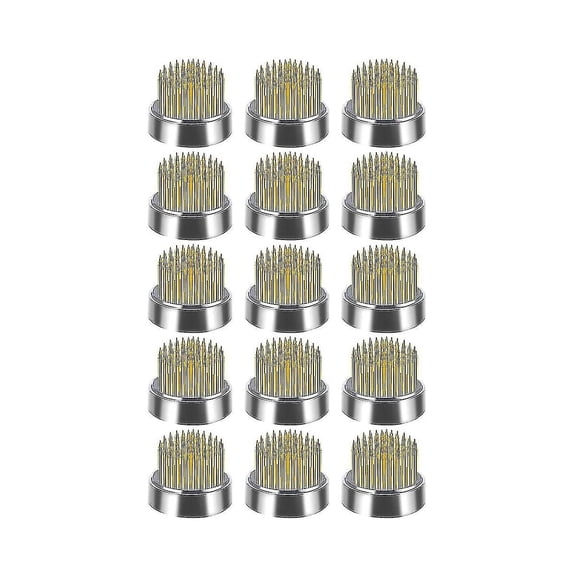 16 Pcs N34 Steel Needle Flower Frogs Kenzans, Round Floral Pin Frogs for Vase Flower Arrangement, Floral Arranger Fixed Holder