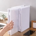 thumbnail image 4 of Clear A4 File Portable Project Case, Plastic Storage Box for Letter Paper, Scrapbook Paper Storage Boxes Documents Magazines Holder Clear, 4 of 6