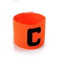 thumbnail image 1 of Bright Color Soccer Football Captain Armband Magic Tape Anti-drop Design for Adult and Youth orange, 1 of 7