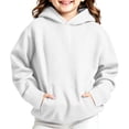 thumbnail image 2 of HAiming Kids Sweatshirts Long Sleeve Hoodies with Pockets Loose Casual Comfy Fall Winter Vacation Workout Tops, 2 of 9