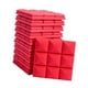 thumbnail image 4 of Paneles acústicos de espuma insonorizados, 12 Uds., 12 "x 12" x 2 "para paredes y techo, paneles de pared acolchados para música, oficina y hogar Rojo, 4 of 9
