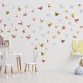 thumbnail image 4 of Walplus Butterflies Floral 3D Wall Sticker Home Removable Decor Room 78pcs, 4 of 11