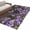 Brown, variant on Purple Flowers Area Rugs 2.7'x5', Washable Small Throw Rugs for Kitchen Bedroom, Butterfly Spring Floral Wooden Farmhouse Indoor Outdoor Rug Non-Slip Low Pile Carpet Runner Reversible Floor Mats