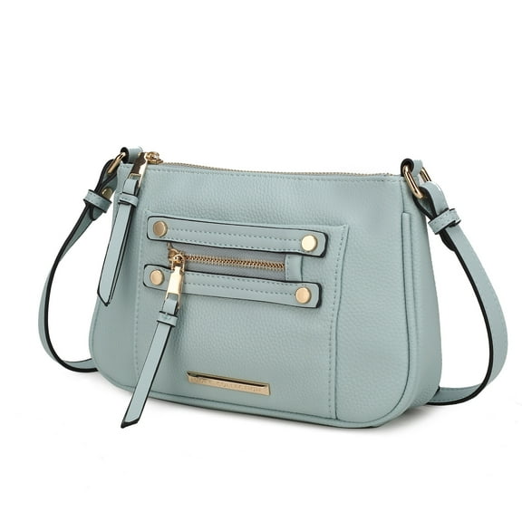 MKF Collection Essie Women's Crossbody Bag Vegan Leather Shoulder Bag Daily Handbag Purse by Mia K. - Seafoam